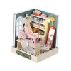 Gralara Maison de poupée Miniature en Bois Bricolage, Puzzles 3D, modèle de Maison de poupée en Bois pour Amis, Maison de Nou