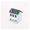 Mini Meubles Doll House Mini Furniture Petite Maison for Les poupées à Jouer avec Un Mur Rose Gris Gris Villa de Poche Mignon