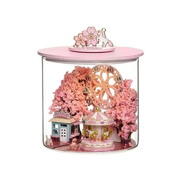 Maison de Poupée Miniature Jouet Créatif Puzzle en de Modèle de Maison de Poupée, StyleA