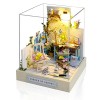 Cuteefun Maquette Maison Miniature pour Débutants à Construire, DIY Maison de Poupée Miniature Bois en Kit avec Meubles Anti-