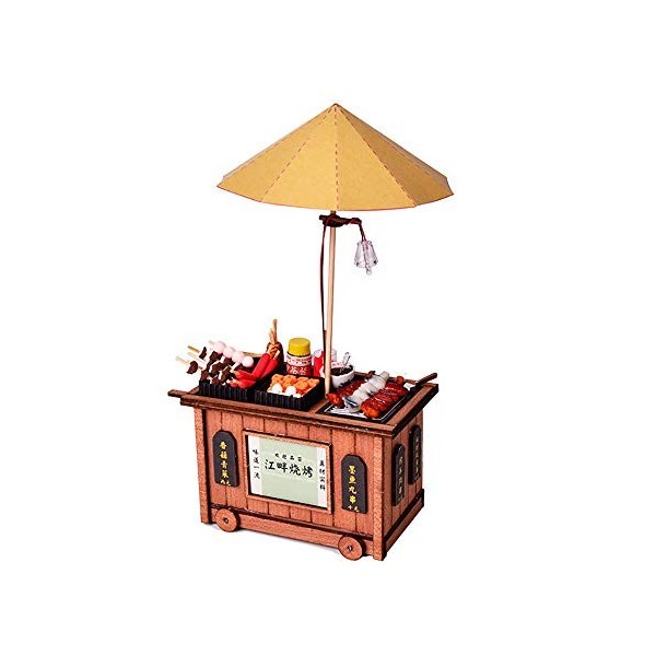 XLZSP Mini boîte de puzzle en bois pour maison de poupée - Kit de fabrication de maison de poupée
