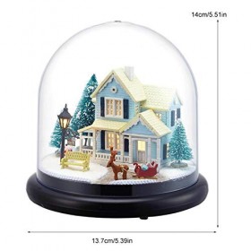 Handcraft Box Kit de Maison de poupée Miniature Bricolage, Mini Maison Artisanat Bâtiments pour Garçons Filles Amis Décoratio