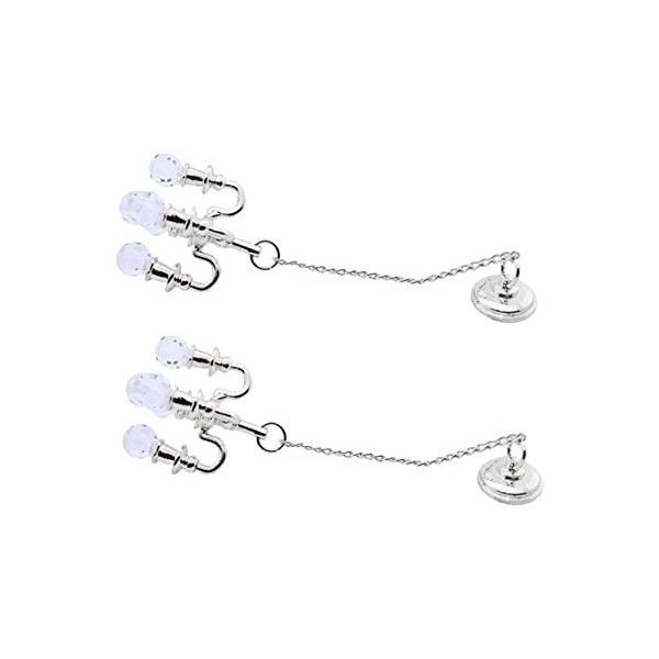 Toyvian 4 Pcs Maison De Poupée Bricolage Lustres Suspendus Accessoires Pendentifs Cadeaux Artisanat Filles Décoration De Tabl