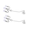 Toyvian 4 Pcs Maison De Poupée Bricolage Lustres Suspendus Accessoires Pendentifs Cadeaux Artisanat Filles Décoration De Tabl