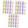 ibasenice 60 Pcs Maison De Poupée Pantoufles Enfants DIY Bijoux Bricolage Maison De Poupée Accessoire Porte-Clés Suspendus Pe