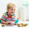 NUOBESTY Lot de 12 mini grenouilles en caoutchouc pour apprendre à former des figurines réalistes en forme de grenouille - Dé