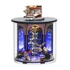 Boîte magique faite à la main pour maison de poupée, accessoires de maison de poupée avec lumières LED, décoration de chambre