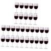 Toyvian Verre À Vin De Maison De Poupée Tasse deau pour Enfants Jouets pour Enfants Décor De Gâteau 40 Pièces Mini Maison Ac