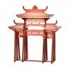 Puzzle Toy DIY Torii Gate Assembly for