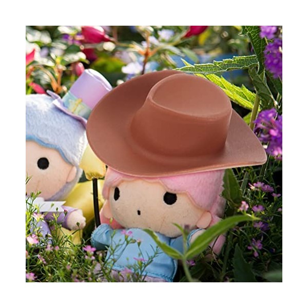 Toyvian 40Pcs Mini Chapeau de Cow- Boy Mignon Chapeau de Cow- Girl Occidental Miniature Chapeaux Marron Chapeau de Poupée Sem