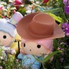 Toyvian 40Pcs Mini Chapeau de Cow- Boy Mignon Chapeau de Cow- Girl Occidental Miniature Chapeaux Marron Chapeau de Poupée Sem