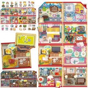 Headu&nbsp;-&nbsp;Maison de Poupée&nbsp;-&nbsp;Montessori, multicolore, it20836 - Version Espagnole