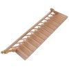 Vaguelly Main Courante Escaliers en Bois Maison De Poupée Escalier Maison De Poupée Kit Décor Bricolage Escalier Accessoire M