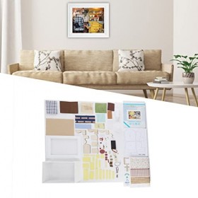 Kits De Maison Miniature Bricolage Petite Maison pour Adultes à Construire Maison De Poupée Mini Maison Kit Cadre Photo Suspe