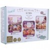 Gaeirt Kit de Maison de poupée Bricolage, Profitez du Plaisir de la Maison de poupée Bricolage Excellent Cadeau de Noël avec 