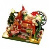 WDC Mini kit de maison de poupée 3D avec coffret cadeau et meubles pour Noël ou anniversaire