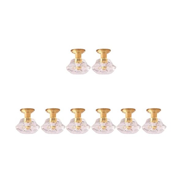 TOYANDONA 10 Pièces Lustre Miniature Décoration Mini-Lampe Figurine Plafonnier Lampe De Bureau Miniature Maison De Poupée Pet