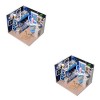 Totority Bricolage Maison en Bois Mini Mini Maison Maison De Poupée Mini Maison Kits Modèle 3D Accessoires Bambou Tridimensio