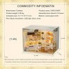 CUTEBEE Miniature avec des Meubles de Maison de poupée, kit DIY Dollhouse en Bois Ainsi Que la, 1:24 Salle créative pour lid
