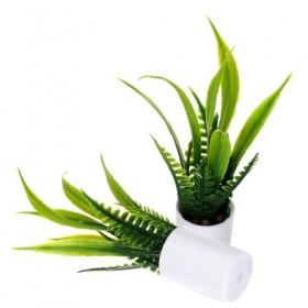 ibasenice 2 Pièces Fausse Fleur en Pots Maison De Poupée Bonsaï Plante Faux Modèle Succulent Plantes Bonsaï Décoratives Maiso