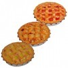 ifundom 3 Pièces Accessoires De Maison De Poupée Faux Modèle De Alimentaire Décor Mini Faux Dessert Faux Tartes Ornement Mini