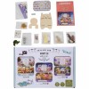 01 02 015 Kit de Maison Miniature, kit de Maison de poupée Bricolage décoratif à Piles Exquis pour Le Cadeau de la Saint-Vale