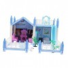 Toyvian 1 Jeu Château De Villa De Bricolage Modèle De Maison 3D Jouets De Maison De Poupée Fille Modèle De Chalet Casse-tête 