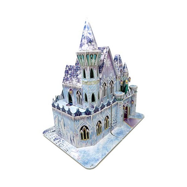 Brigamo Château Magique Elsa Palais de Glace pour Maison de poupée pour bricoler et Jouer