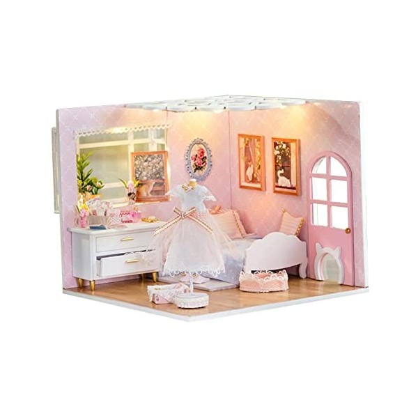 Dollhouse Miniature Furniture Kit Creative Room Enfants Adultes, Salon