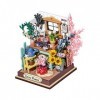MagiDeal Kits de Maison de poupée de Maison de Jardin, décorations 3D, Mini en Bois pour lanniversaire