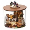 Colcolo Bricolage Maison de Poupée Miniature Décor à La Maison Artisanat Meubles en Bois Maison de Poupée Modèle Kit pour Pet
