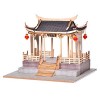Kit de maison de poupée miniature en bois 3D style chinois ancien modèle de construction DIY créatif fantaisie anniversaire e