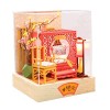 Maison de poupée miniature en bois de style chinois antique avec meubles, créativité 3D pour garçons et filles, cadeaux dann