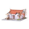 Kit maison de poupée miniature 3D de style chinois à faire soi-même, mini maison de poupée en bois fait à la main, cadeau da