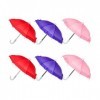 Toyvian 6 Pièces Mini-Parapluie Petits Parapluies Accessoires De Maison De Poupée Mini Parapluie Bricolage Mini Parasol Cadea