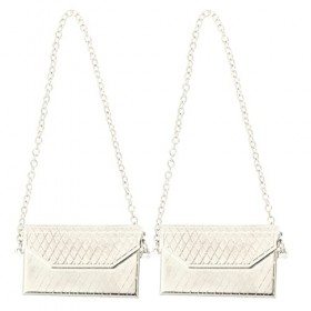 SEWACC 6 Pièces Sac en Métal pour Maison De Poupée Accessoires pour Petite Maison De Petites Choses Porte-clés pour Sacs à Mi