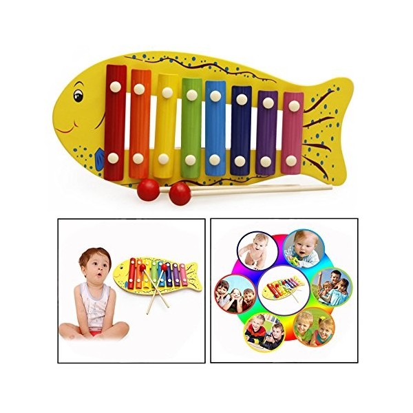 Piano de Frappe Instrument de Musique Xylophone Jouets Éducatifs