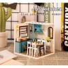 Momola Cuisine de Jos, Miniature avec des Meubles de Maison de poupée, kit DIY Dollhouse en Bois, créative pour lidée Cadeau