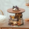 Kit de Modèle de Maison de Poupée Miniature de Maison de Poupée 3D Bricolage pour Les Cadeaux danniversaire des Enfants