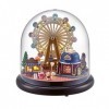HERCHR Kit de Maison de poupée Miniature de Bricolage, boîtes à Musique de Boule de Cristal pour Le Cadeau de Noël dannivers