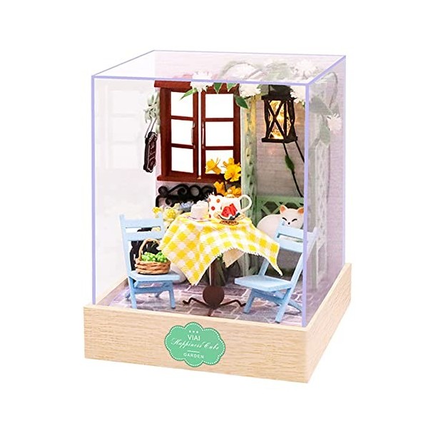 Kit Miniature à Monter Soi-même – Maison De Poupée En Bois – Modèle Petit Bâtiment – Cadeau Créatif Pour Enfants 8 Ans Et Plus