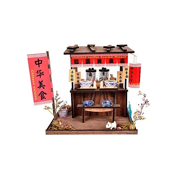 Maison de poupée miniature en 3D avec meubles chauds et jouets artisanaux créatifs de style chinois ancien architecture march