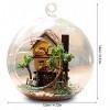Kadimendium Cadeaux danniversaire de Noël Faits à la Main Décoration exquise Kit de Maison de poupée Dream Forest Island Amo