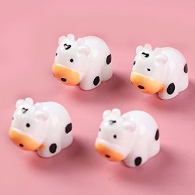 Lot de 15 mini figurines de vache miniatures pour jardin féérique - Décoration de bureau