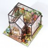 Natudeco Kit De Maison De Poupée Miniature à Faire Soi-même, Kit De Maison De Poupée à Léchelle 1:24 Kit De Jouet De Puzzle 