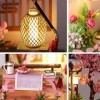 erhumama Maison de poupée miniature 3D en bois de style chinois avec éclairage LED - Cadeau danniversaire pour enfant