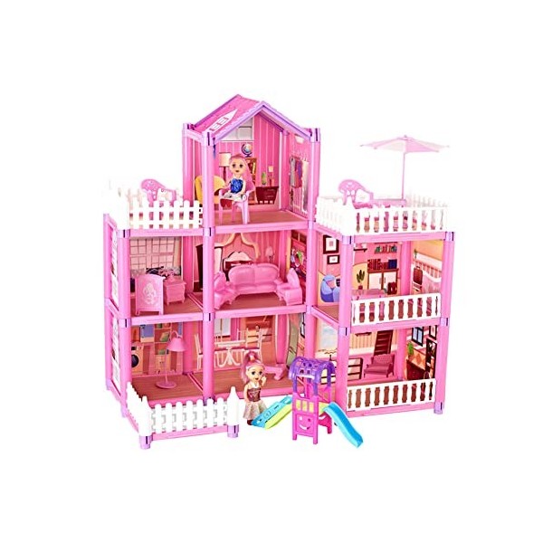 BYNYXI Maison de poupée pour Filles à partir de 3 Ans, Serrure de Maison de poupée Miniature en Plastique pour Maison de poup