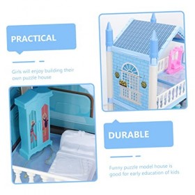 ERINGOGO 1 Ensemble De Jouets De Château De Conte De Fées 3D Puzzles en Bois pour Enfants Jouets Rayan pour Enfants Puzzle 3D