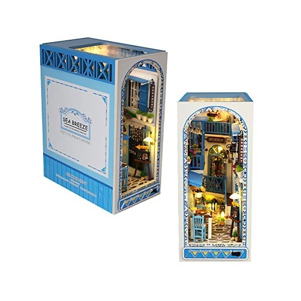 Maison de poupée miniature avec meubles, kit de maison de poupée miniature à faire soi-même, kit de maison de poupée en bois,