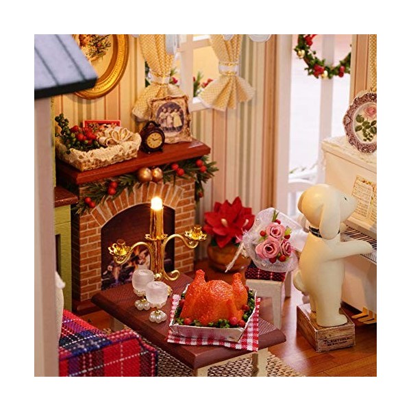 Cadeau de Bricolage, délicat, maison de poupées fabriquée à la main, maison de Bricolage, adorable, décoration de bureau pour